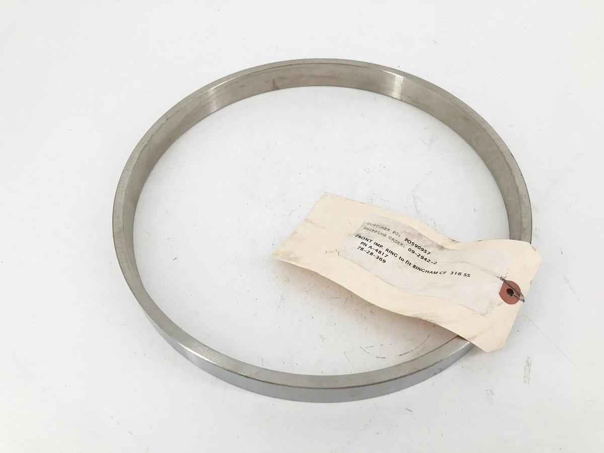New A-4817 Front Impeller Ring for Bingham CF 316SS - No Box