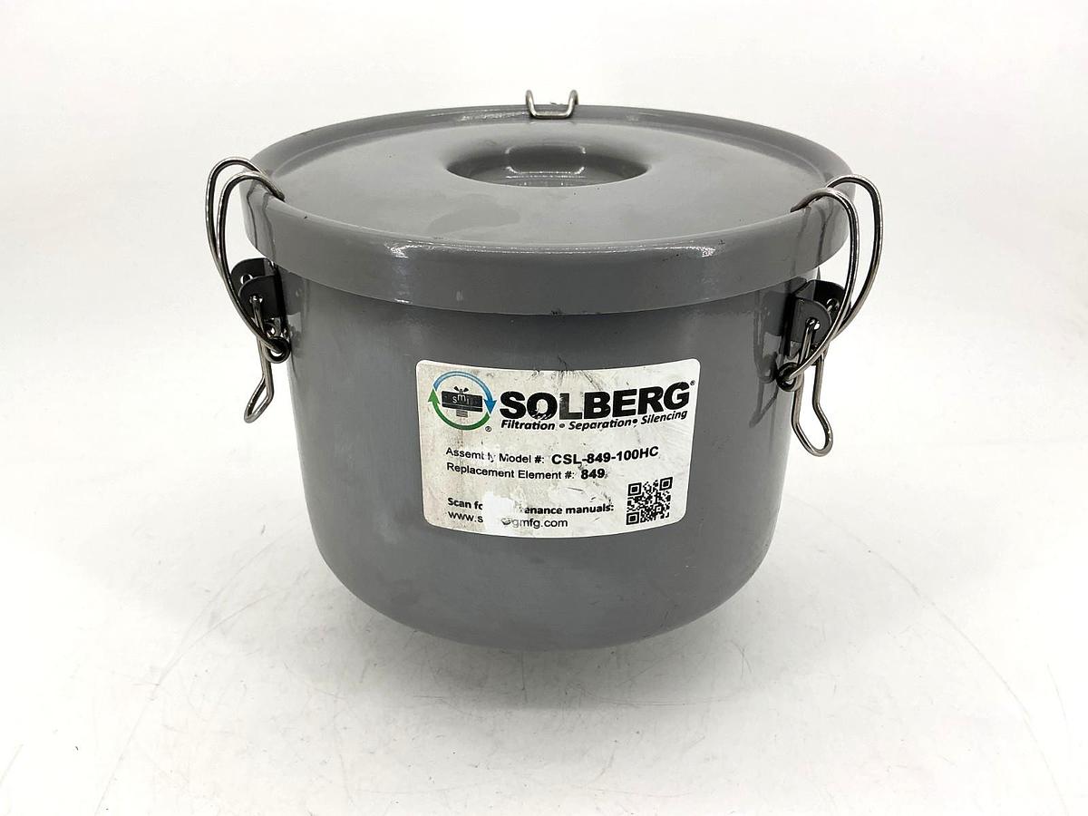 New Solberg CSL-849-100HC Vacuum Air Filter ENCLOSURE ONLY CSL849100HC No Box