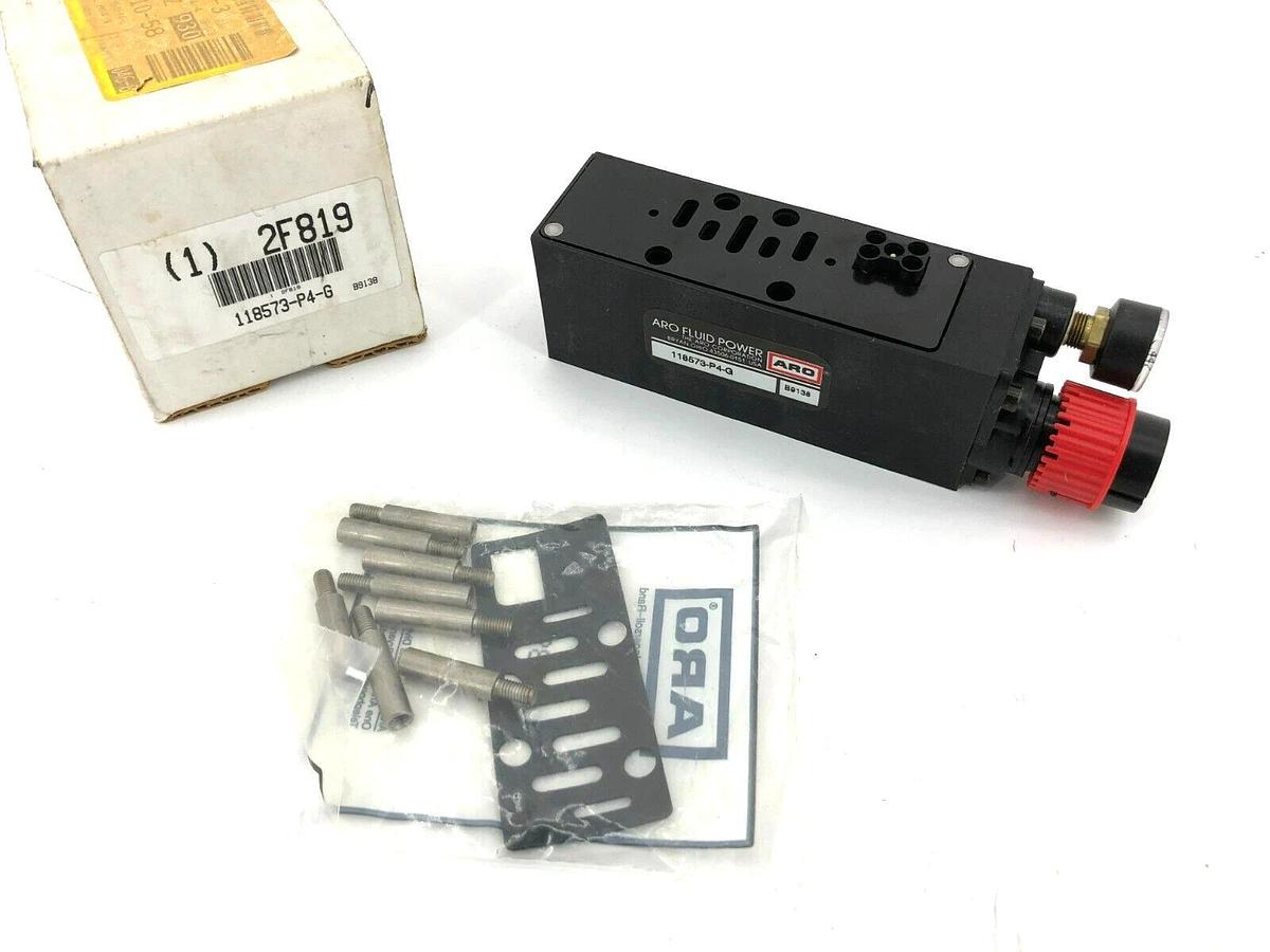New ARO 118573-P4-G Pneumatic Regulator 2F819