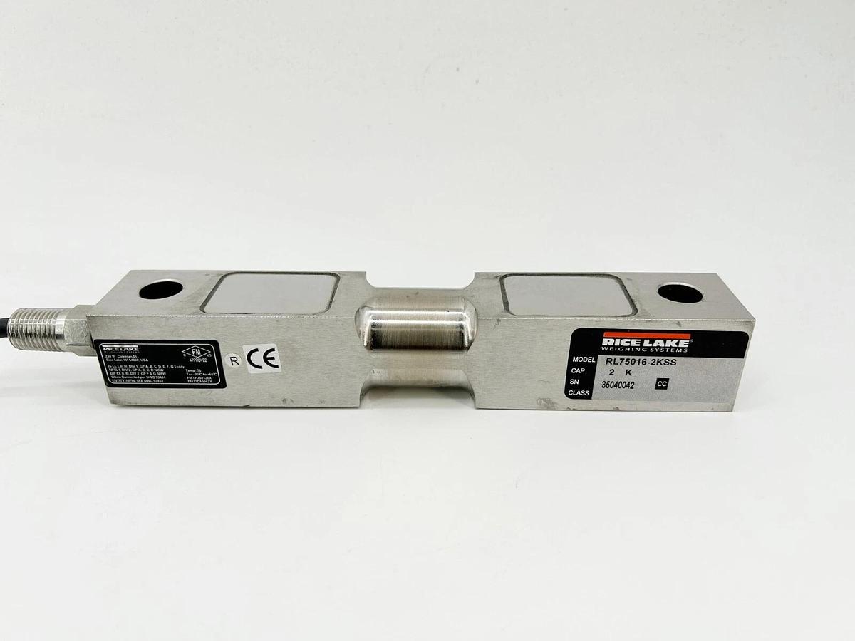 New Rice Lake RL75016-2KSS Double Ended Beam Load Cell Sensor 2000LB 25' Cable