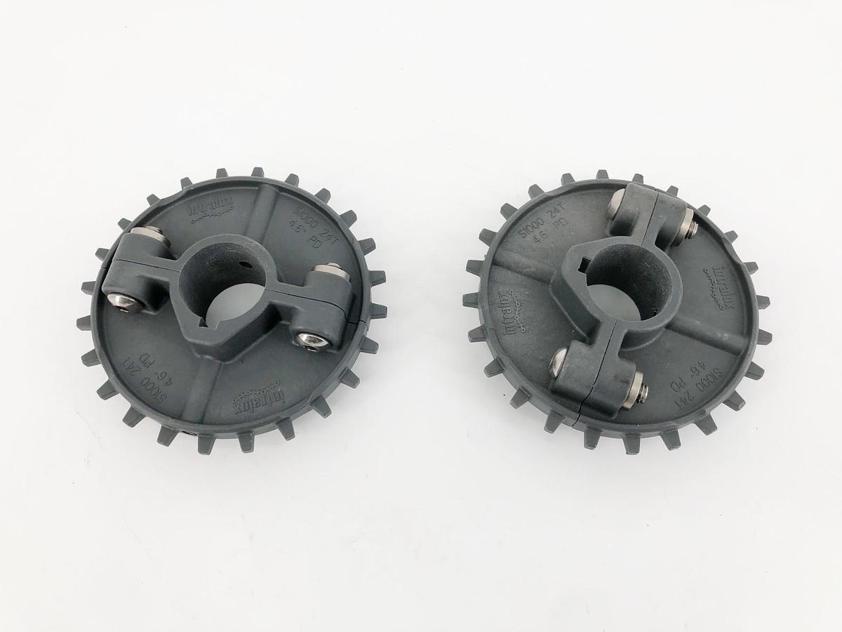 Lot of 2 New Intralox S1000 Sprockets 24 Tooth 4.6" PD - No Box