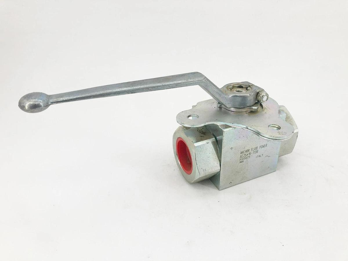 New Anchor Fluid Power AE2S#16-11DB 2-Way Ball Valve #16SAE Ports 5075PSI