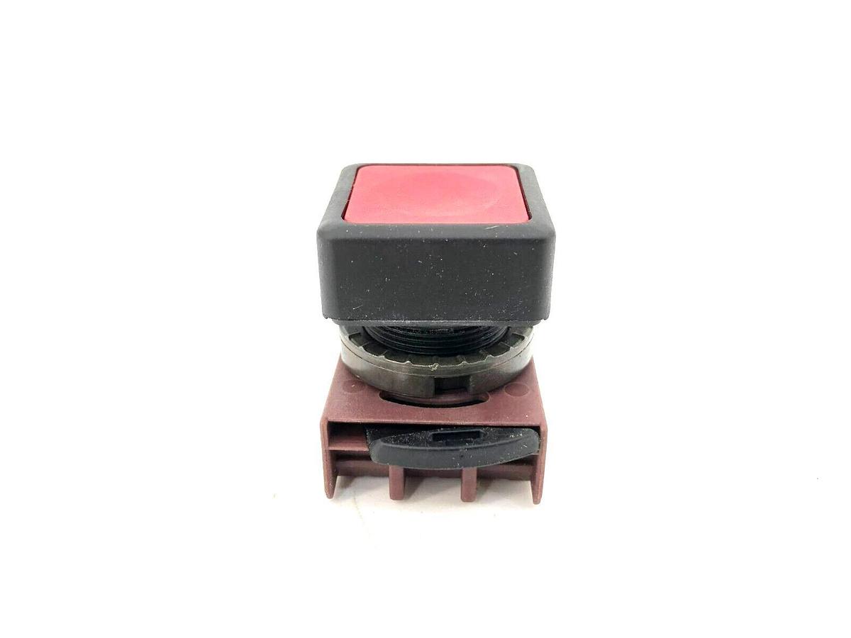 Lot of 2 New GE General Electric P9SPNRG Red Square Flush Push Buttons