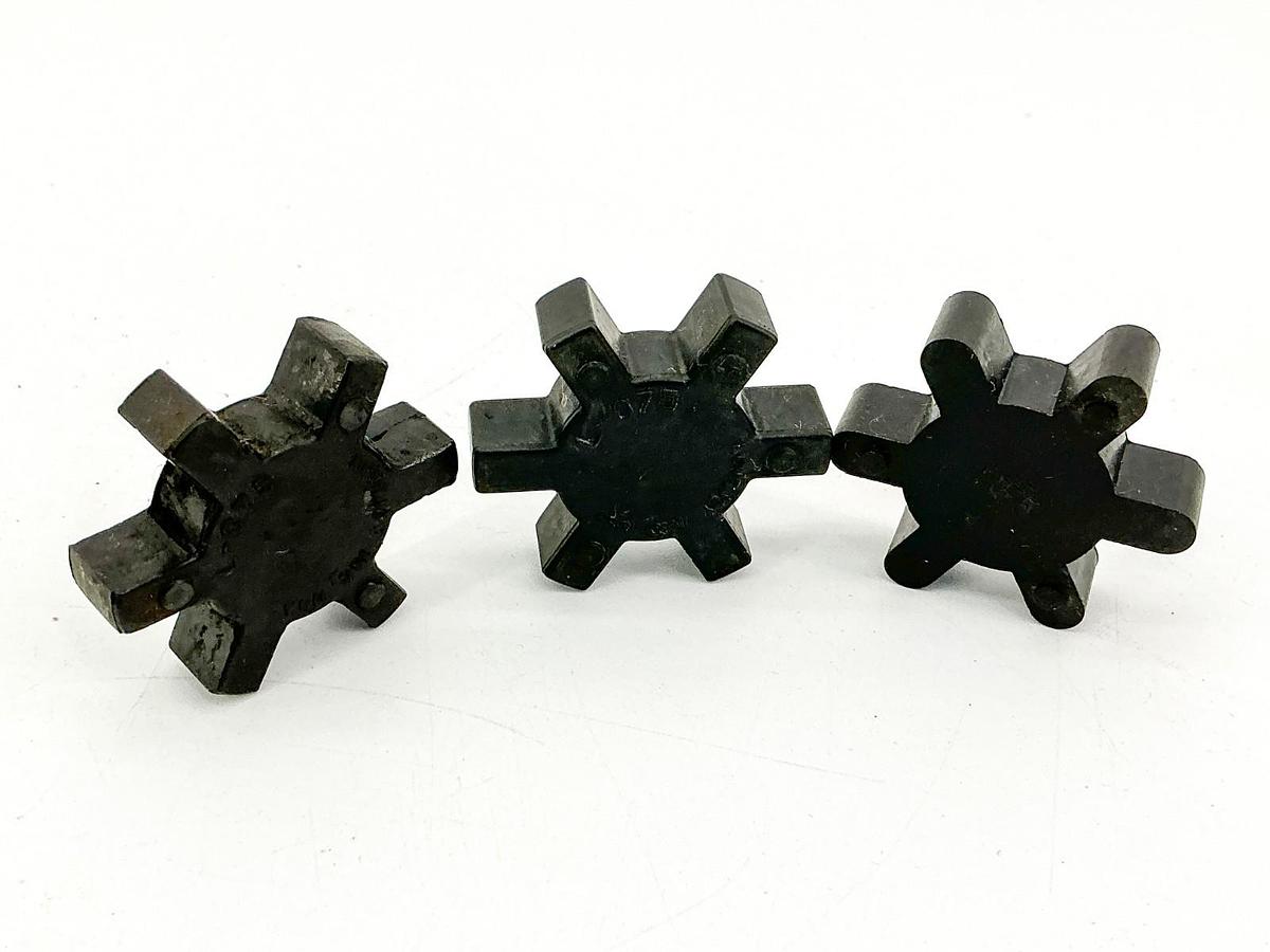 Used Lot of 3 LoveJoy L-075 Coupling Spider Insert
