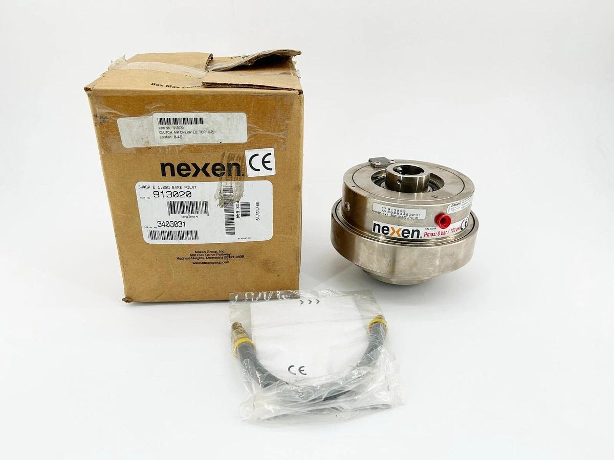 New Nexen 913020 Tooth Clutch 1.2500" Bore 120PSI 1/8NPT Finished W/Keyway