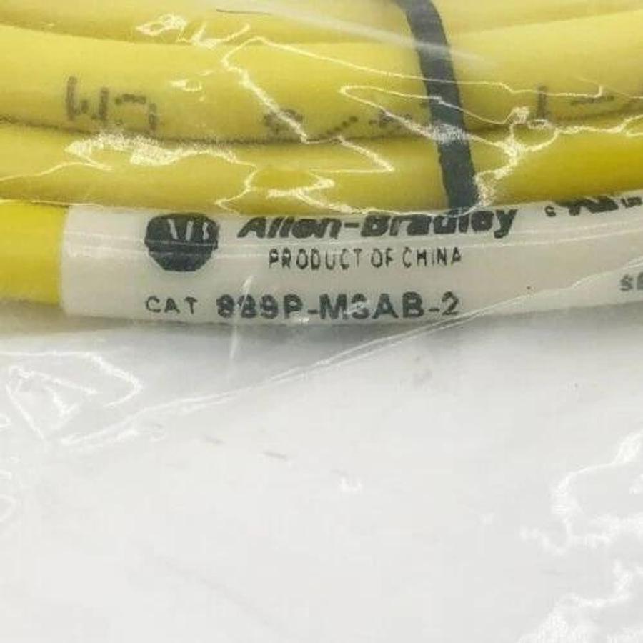New AB Allen Bradley 889P-M3AB-2 Ser. B QD Cordset 3 Pin Straight 2m