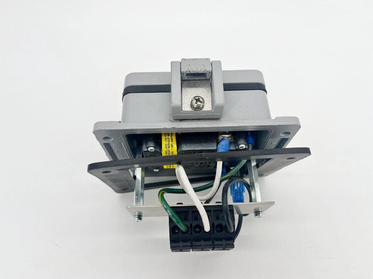 Used Hoffman A-C4DB9RJ45GFI Panel Interface Connector Aluminum Cover RJ45