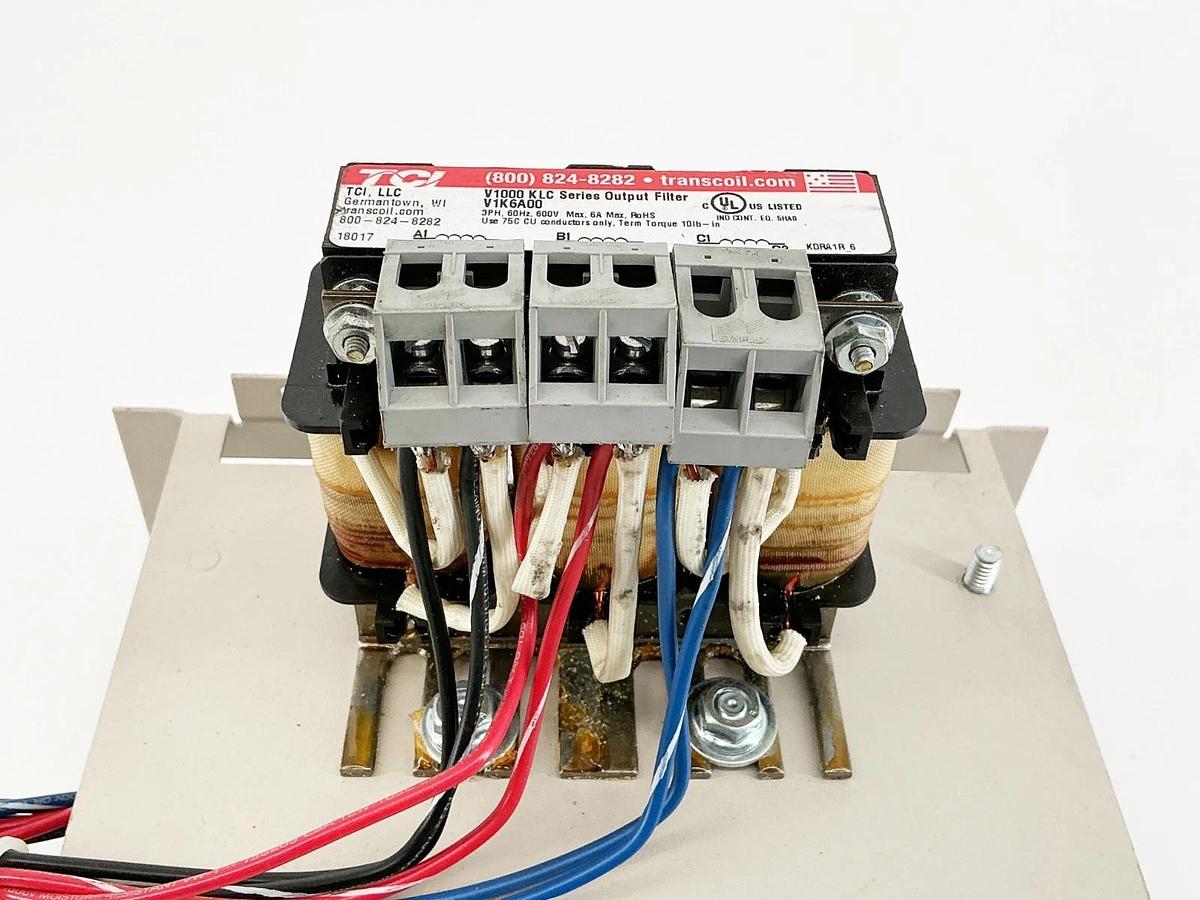 New TCI V1K6A00 Output Filter KLC Series 3PH 60Hz 600V 6A - No Box