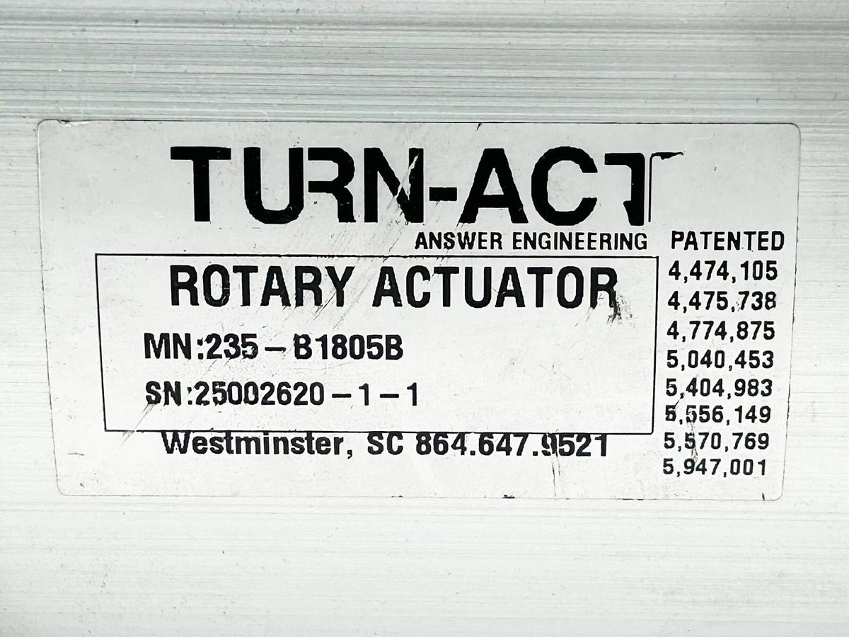 New Turn-Act 235-B1805B Rotary Actuator Cube - No Box