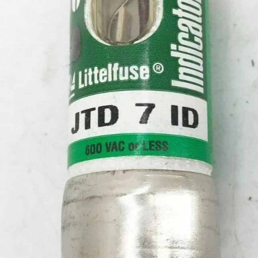 New Littelfuse JTD 7 ID Time Delay Indicator Fuse 7A 600VAC Class J