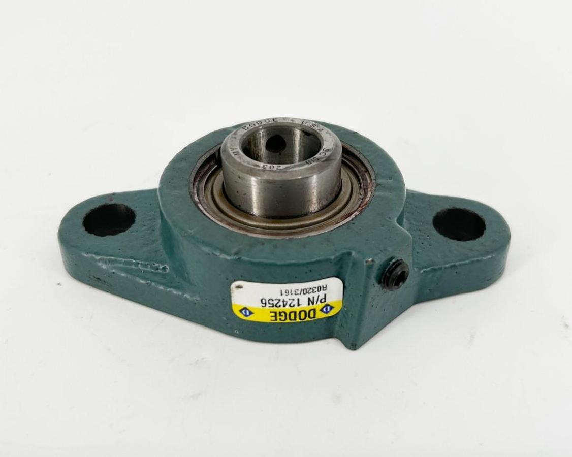 New Dodge F2B-SC-010-NL 124256 Flange Mount Bearing 2-Bolt 5/8" Bore - No Box