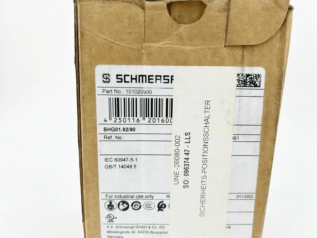 New Schmersal SHG01.92/90 Snap Action Safety Switch - Missing Hardware