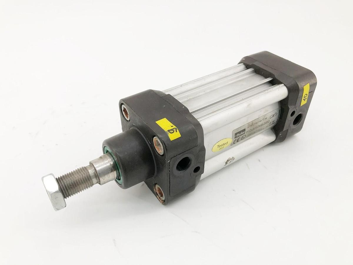 Used Parker P1D-S050MS-0050 Pneumatic Cylinder 50mm Bore 50mm Stroke