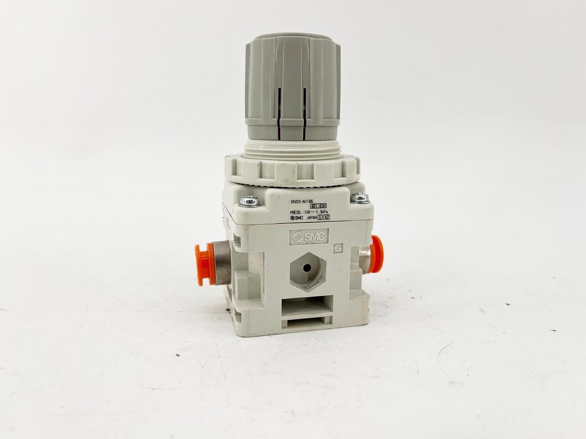 New SMC IRV20-N11BG Vacuum Pressure Regulator, -100 to -1.3kPa, 3/8" One-Touch