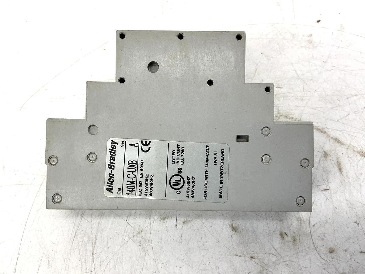 Used Allen Bradley 140M-C-UXB Ser A Undervoltage Release Module 415/480V 50/60HZ