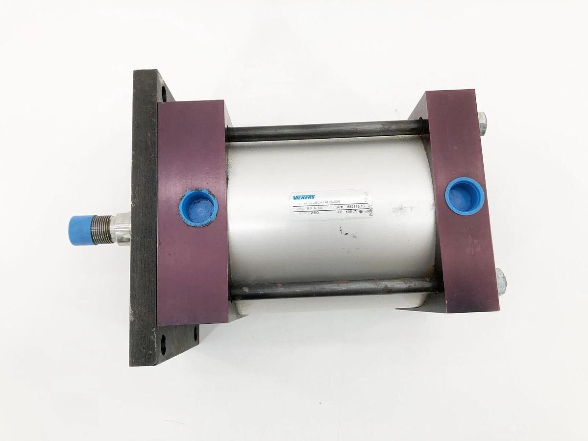 New Vickers VP07LRCA1AH04808 Pneumatic Cylinder 6 x 4-1/2 250psi - No Box
