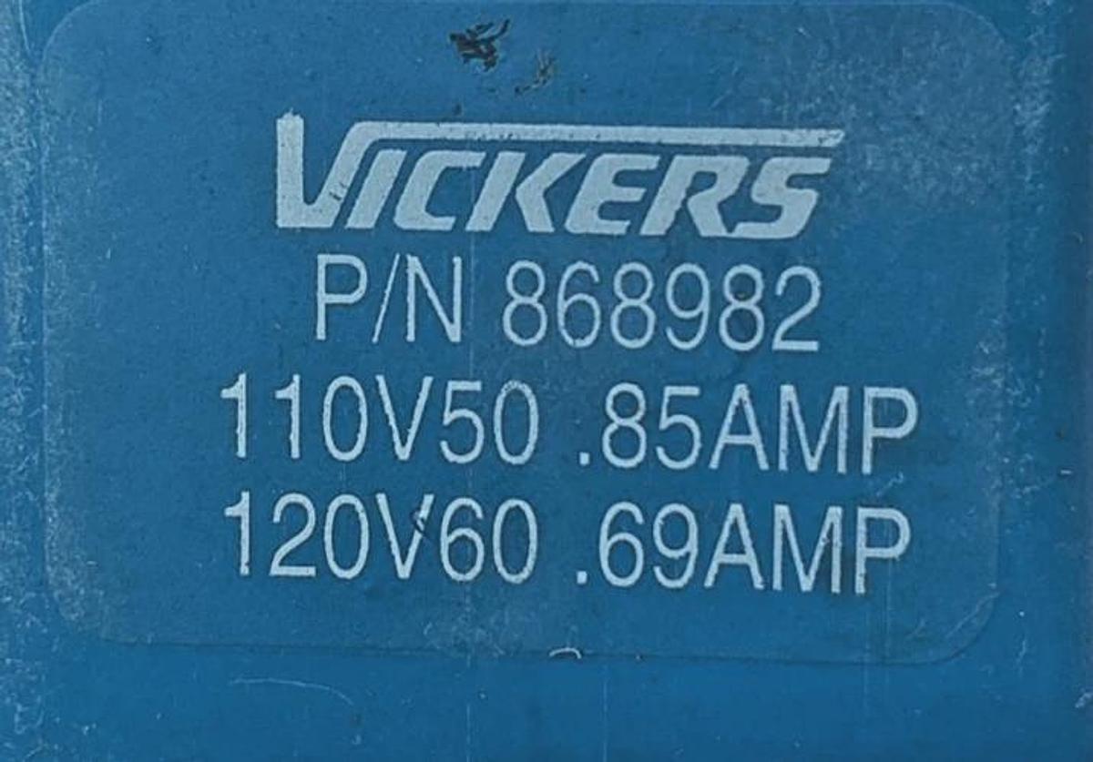 New Vickers 868982 Encapsulated Coil 2-Wire 0.69/0.85A 110/120V 50/60HZ