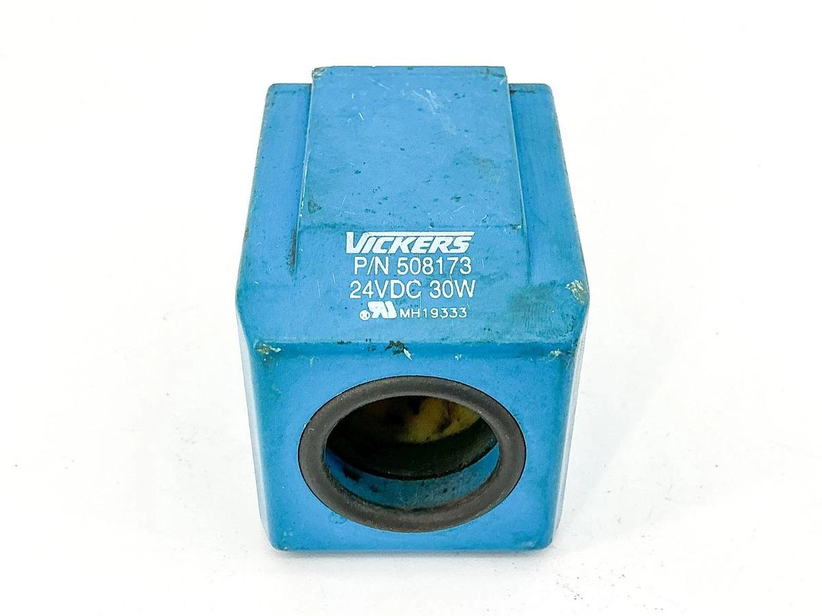 Used Vickers 508173 Solenoid Coil 24V 30W