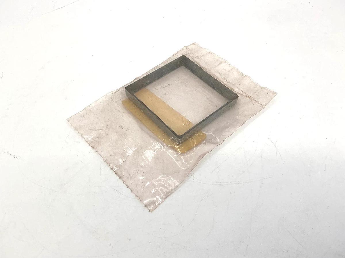 Lot of 2 New Micro Switch Cover Plate Gray / Clear Square