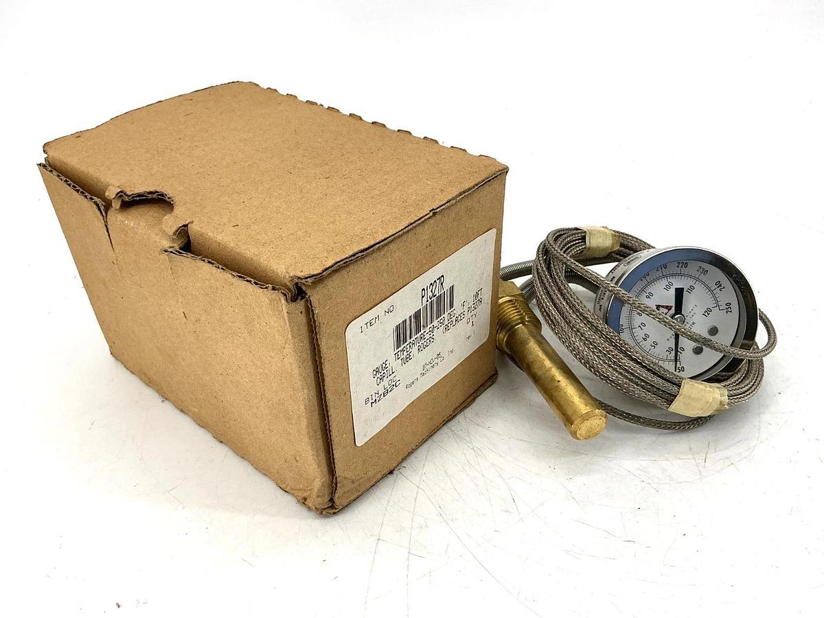 New Rogers Machinery P1327R Temperature Gouge Model W Range 50-250F 10-120C