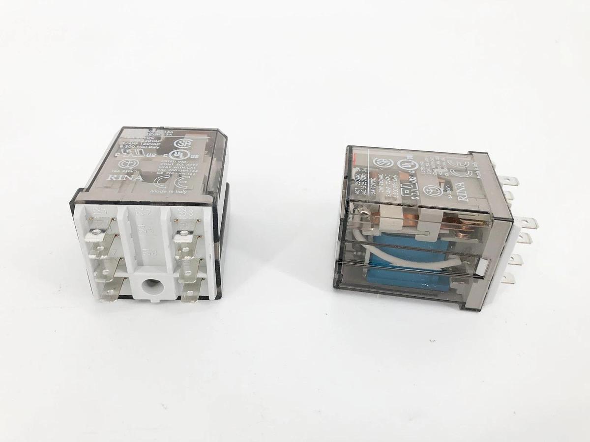 Lot of 2 New Allen Bradley 700-HB32Z24 Ser. E Relays 24VDC 15A DPDT