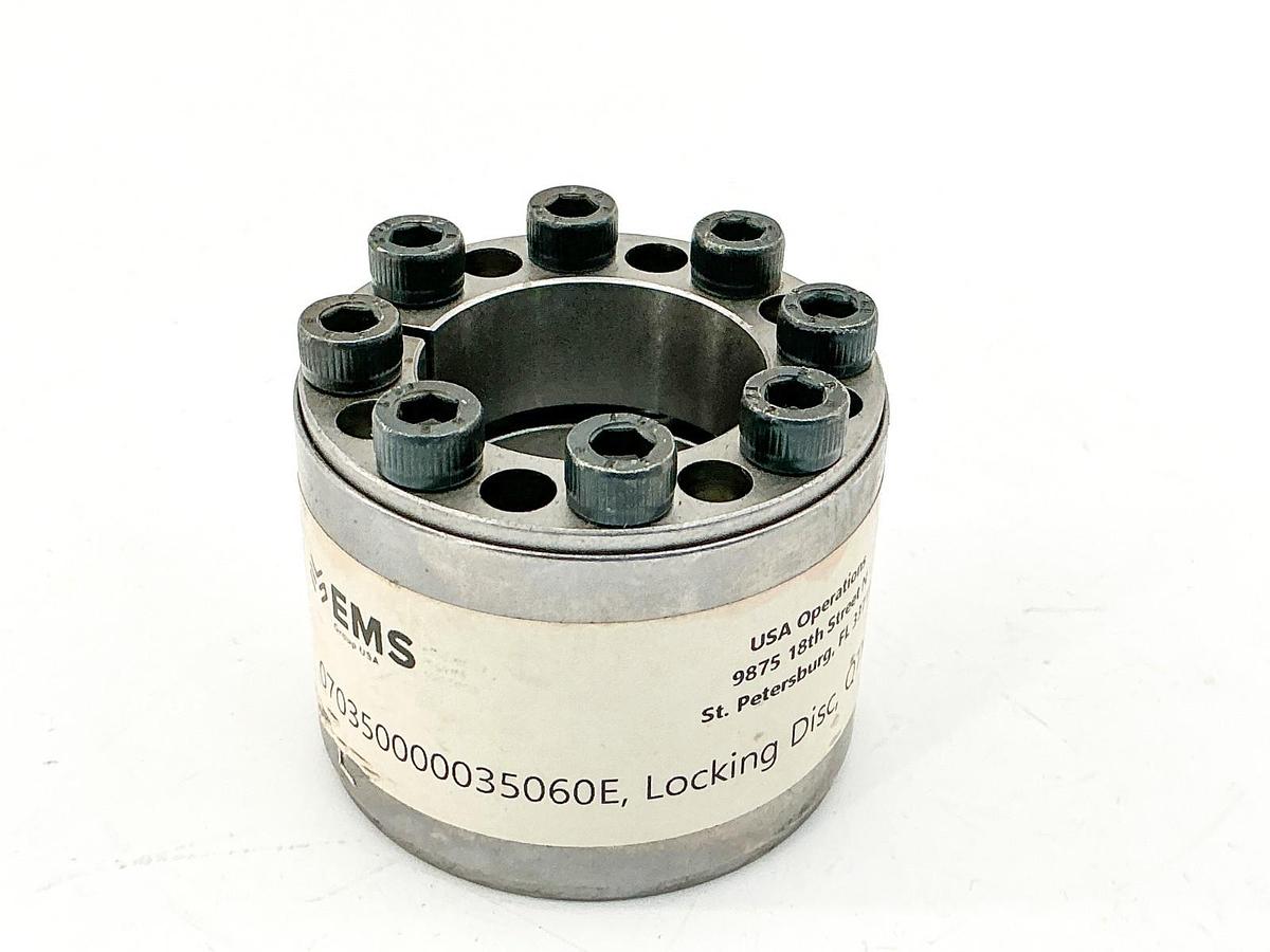 New EMS 070350000035060E Locking Disc 2-1/4" OD 34.95mm Bore 45.9mm L - No Box
