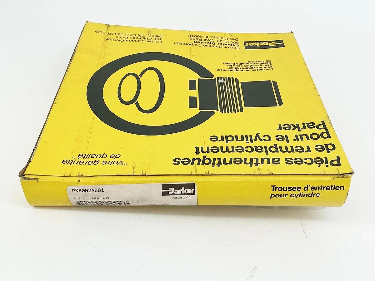 New Parker PK8002A001 Piston Seal Kit 2A Series 8" Class 1
