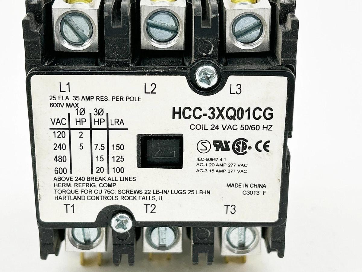 New Dayton 6GNW6 Definite Purpose Contactor 3P 277VAC 50/60Hz