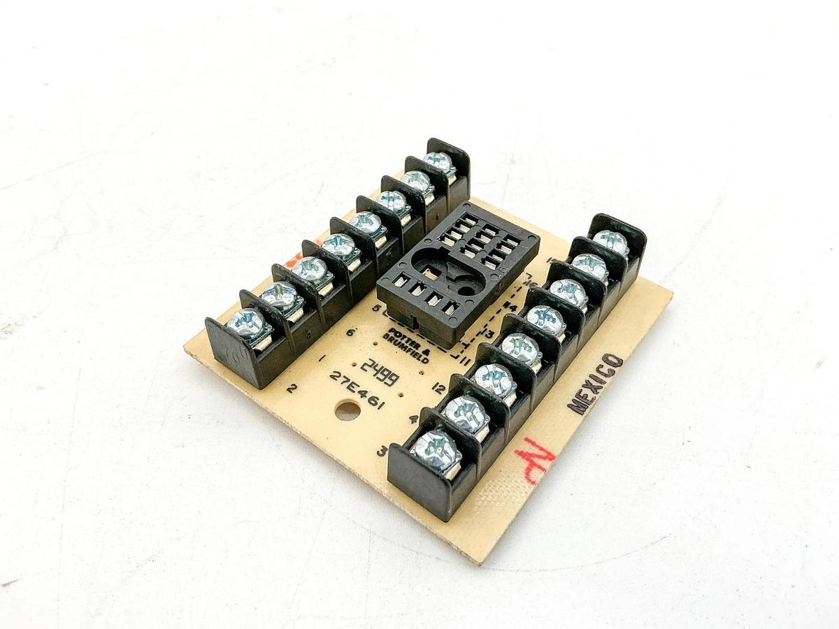 New Lot of 2 Potter & Brumfiel 27E461 Relay Socket Board