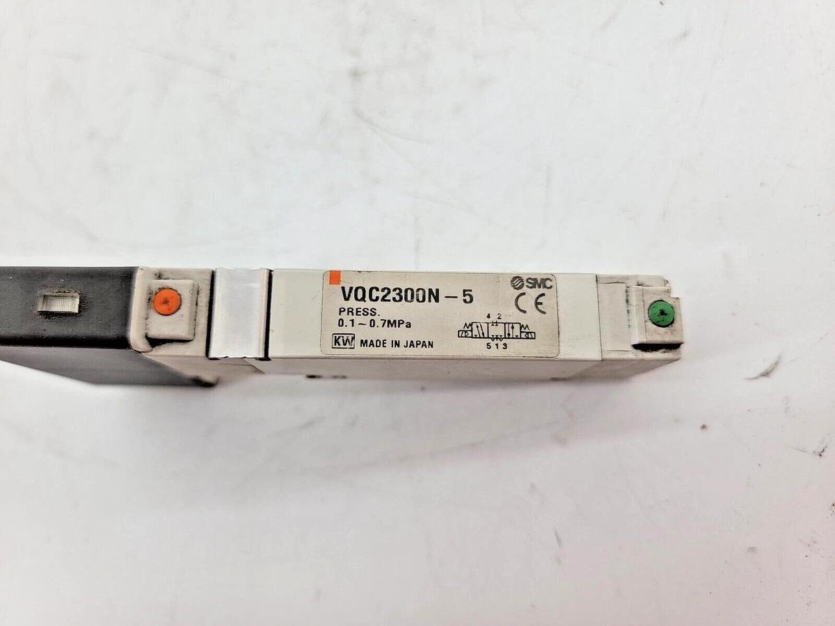 Used SMC VQC2300N-5 Solenoid Valve 24VDC 0.1~0.7MPa