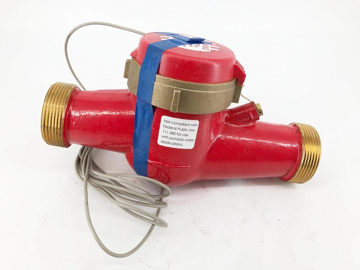 New Seametrics MJHR-200-10G Hot Water Meter Pulser Reed Switch Dry Contact 2"