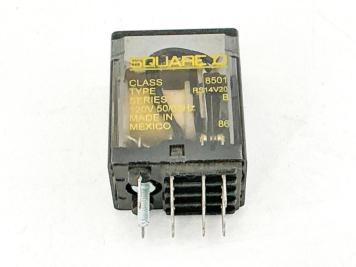 New Square D 8501RS14V20 Relay 120V 5A 1/10HP - No Box