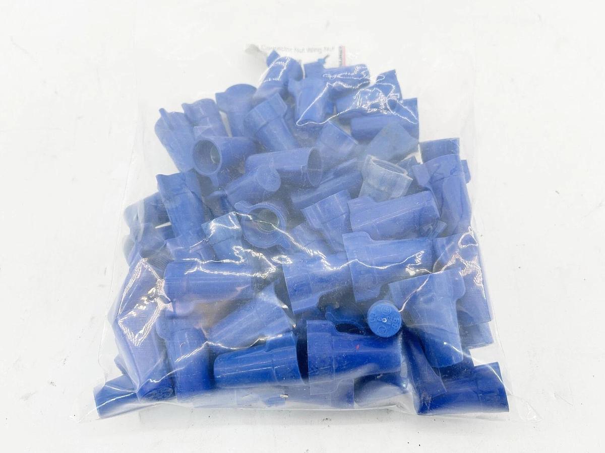 New Lot of 69 Grainger 4FA28 Wing Nut Wire Connector Blue 600V