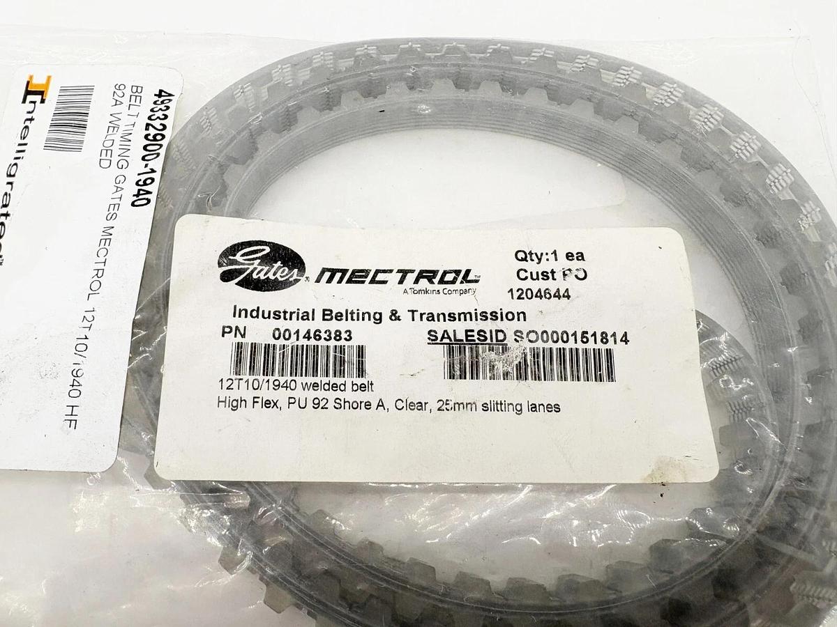 New Gates Mectrol 12T10/1940 Industrial Timing Belt High Flex PU92 49332900-1940