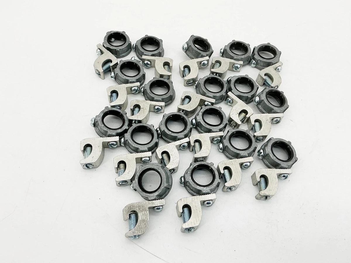 New Lot of 18 Bridgeport 381-DC Insulated GRND Bushing 1/2" Rated at 150 Deg