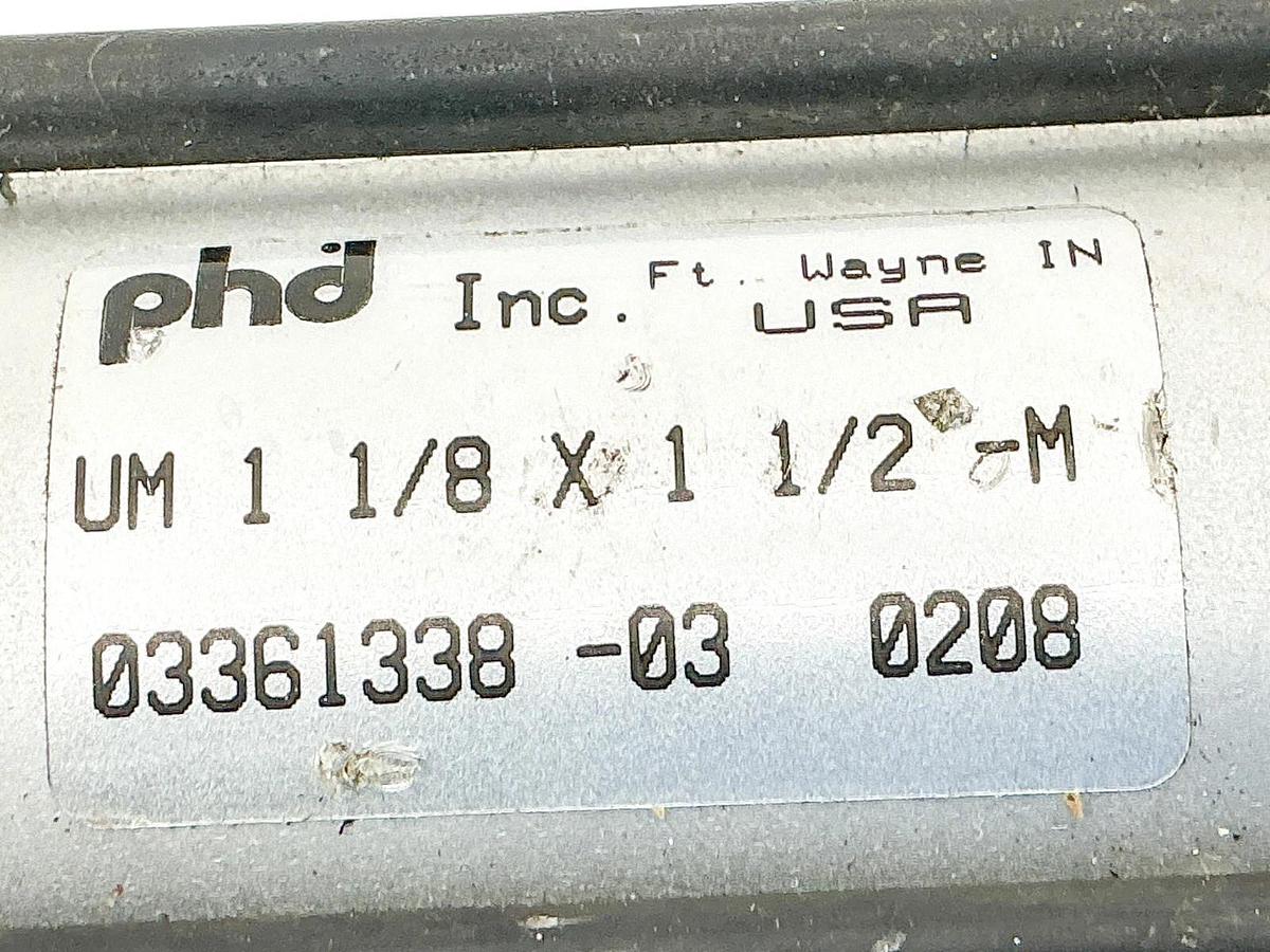NEW PHD UM 1-1/8 X 1-1/2-M  Pneumatic Cylinder