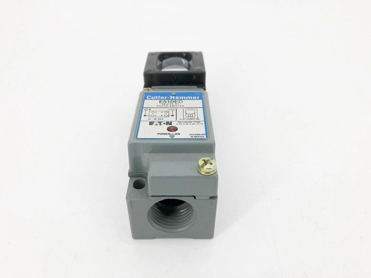 New Eaton E51EDN Thru-Beam Emitter Photoelectric Sensor 10-30VDC