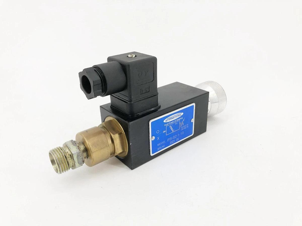 New International PS-02-1-10 Pressure Switch 1/4" NPT 30VDC 250VAC 7A - No Box