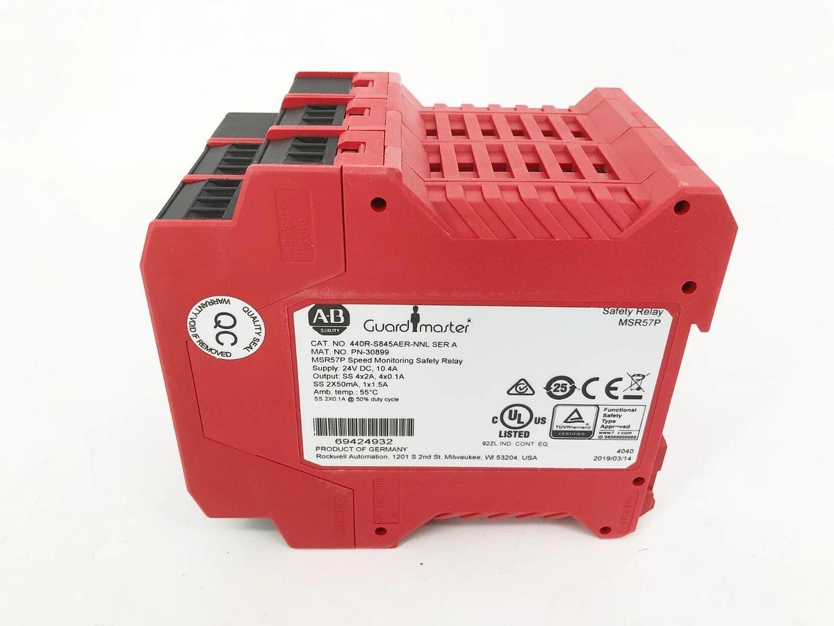 New Allen Bradley 440R-S845AER-NNL Speed Monitoring Safety Relay MSR57P