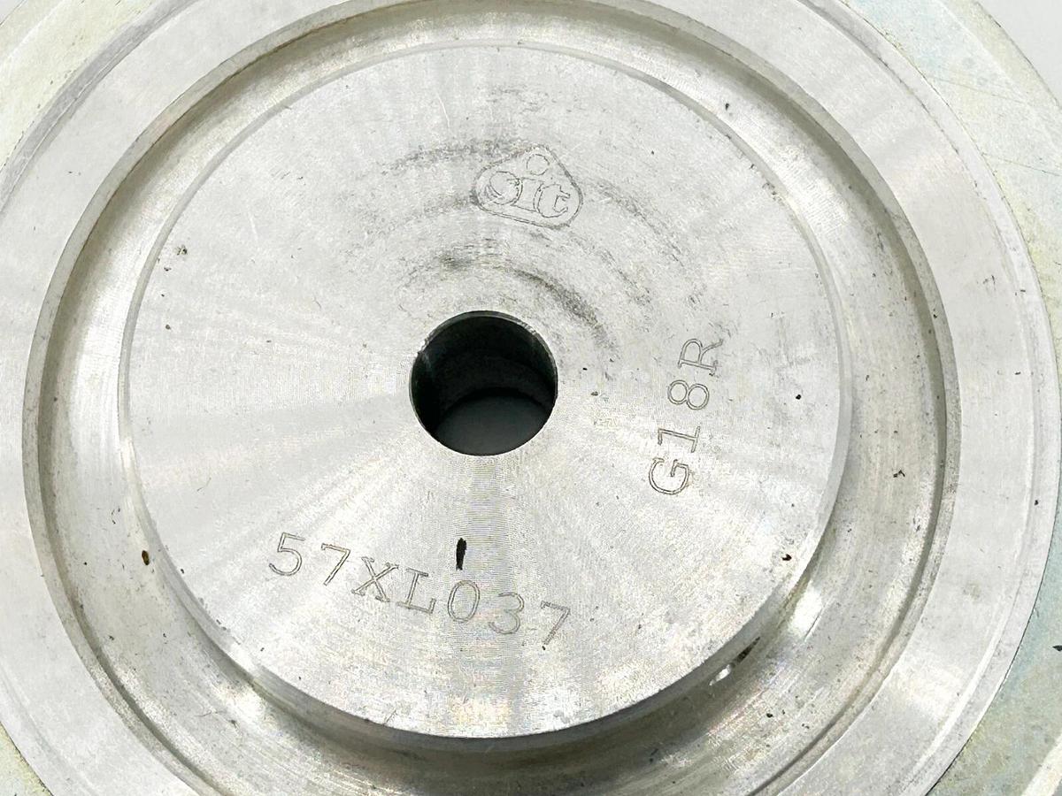 New SIT 57XL037 57 Belt Pulley Tooth 3/8th Bore 2 Flange