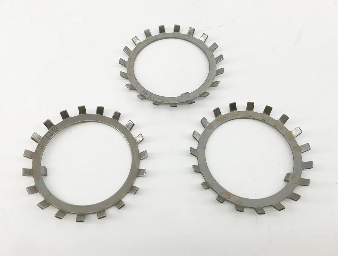 Lot of 3 New Whittet Higgins W-13 Lock Washers 2.588" ID 3.578" OD - No Box