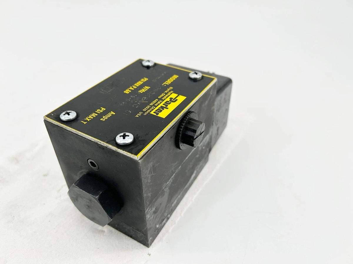 Used Parker D3W020BNYC-51 Directional Control Valve 4500PSI 120V 32GPM