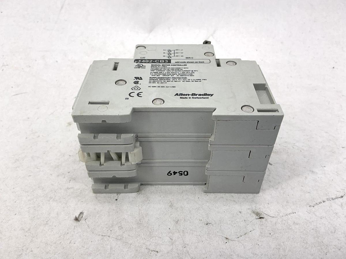 New Allen Bradley 1492-CB3G200 Ser C Circuit Breaker 3P 20A AC 480Y/277V -No Box