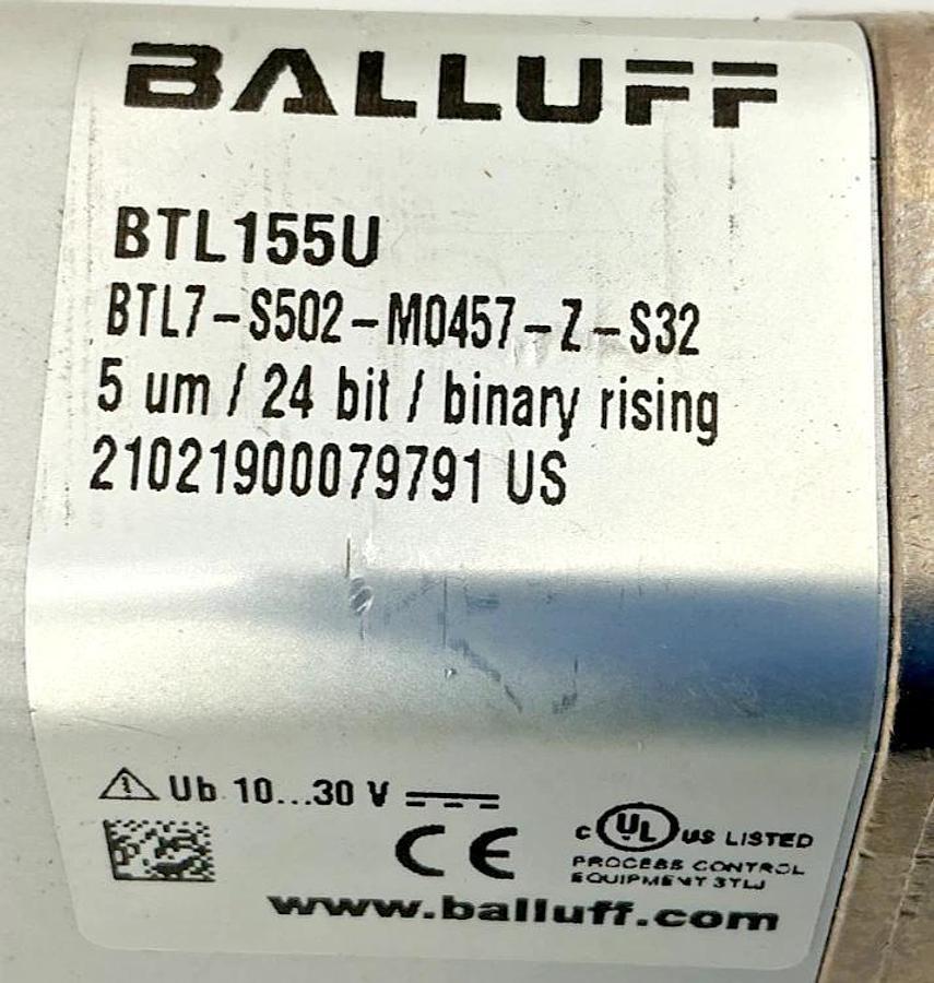 New Balluff BTL7-S502-M0457-Z-S32 Linear Transducer BTL155U 8-Pin 10-30V No Box
