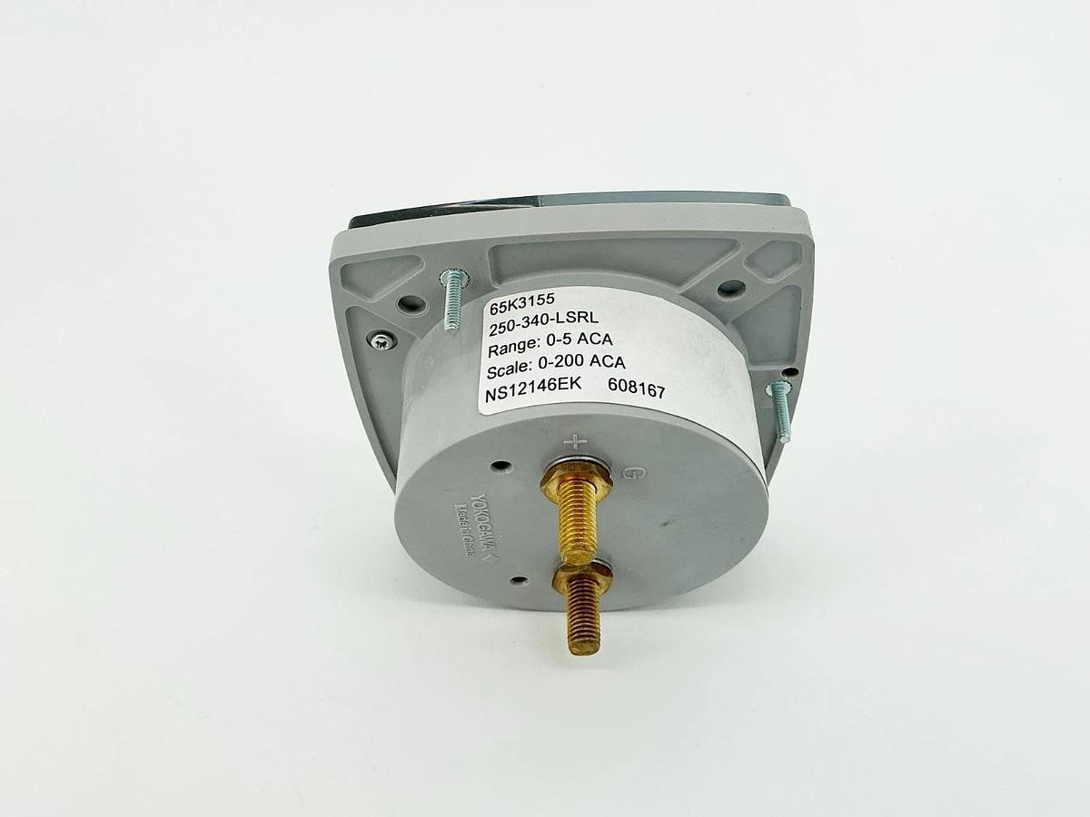 New Yokogawa 65K3155 AC Ampres Gauge 0-200ACA 250-350-LSRL