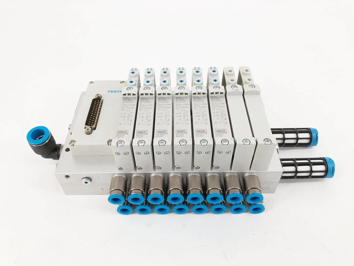 New Festo VTUG-14-MSDR-S8-B1T-25V20-Q12LA-UR-Q8S-6JLL Valve 595576 - No Box