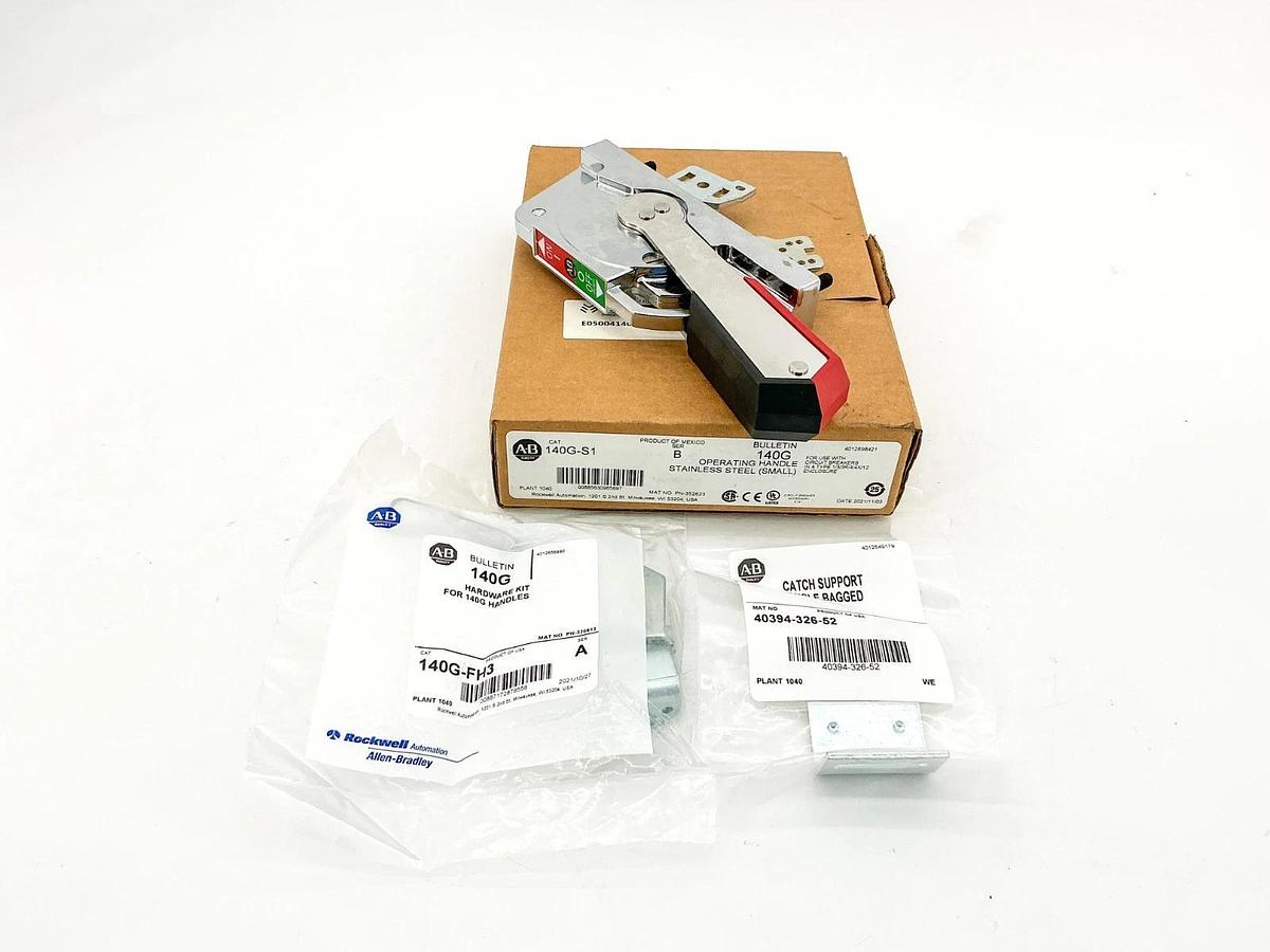 New Allen Bradley 140G-S1 Operating Handle Switch Stainless Steel Ser.B