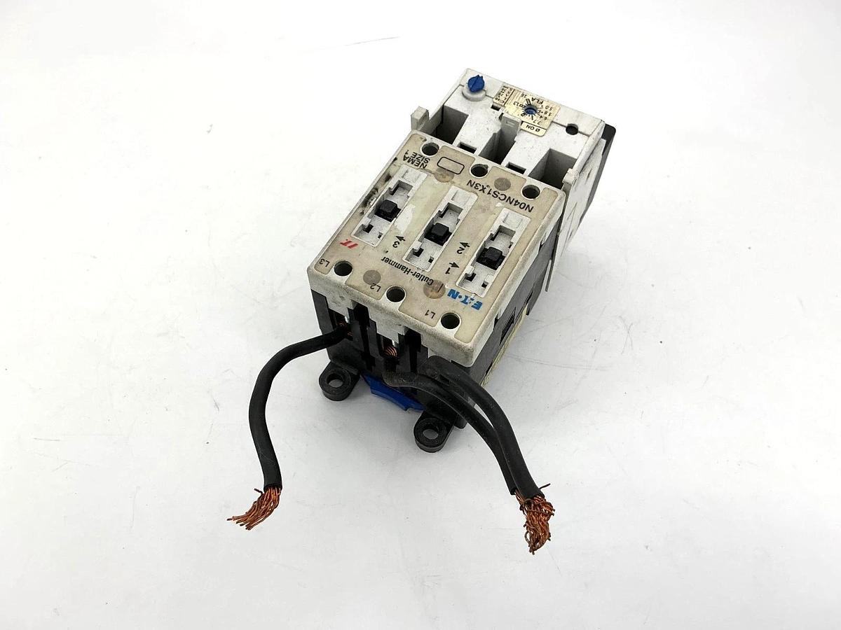 Used Eaton Cutler-Hammer N101CS1F3A Starter 3P 27A 24V SS OVLD N04NCS1X3N N05NCXRF3A