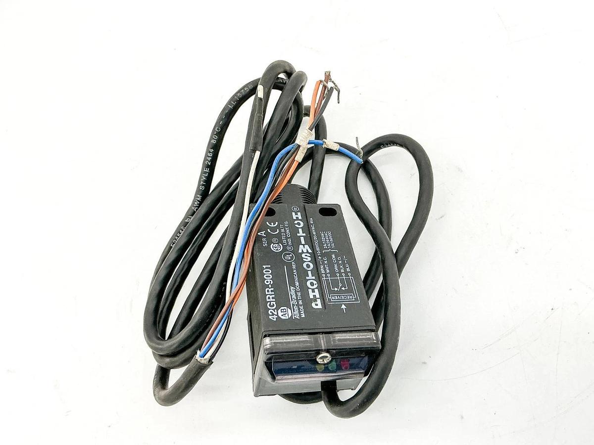 Used Allen Bradley 42GRR-9001 Photoswitch Sensor 10-55VDC 4VA Ser.A