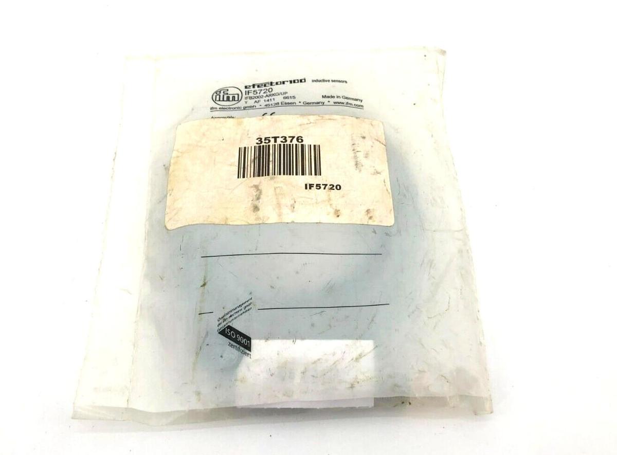 New IFM IF5720 Proximity Sensor, 10 to 36VDC, 1,200 Hz 35T376 IFB2002-ARKG/UP